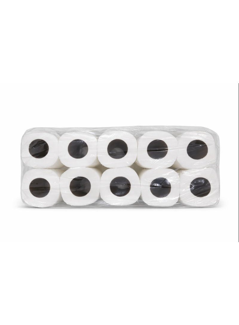 Toilet Paper Tissue Roll Pack of 10, 300 Sheets x 2 Ply - Image 3